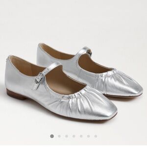 Sam Edelman Micah Silver flat Mary Jane’s